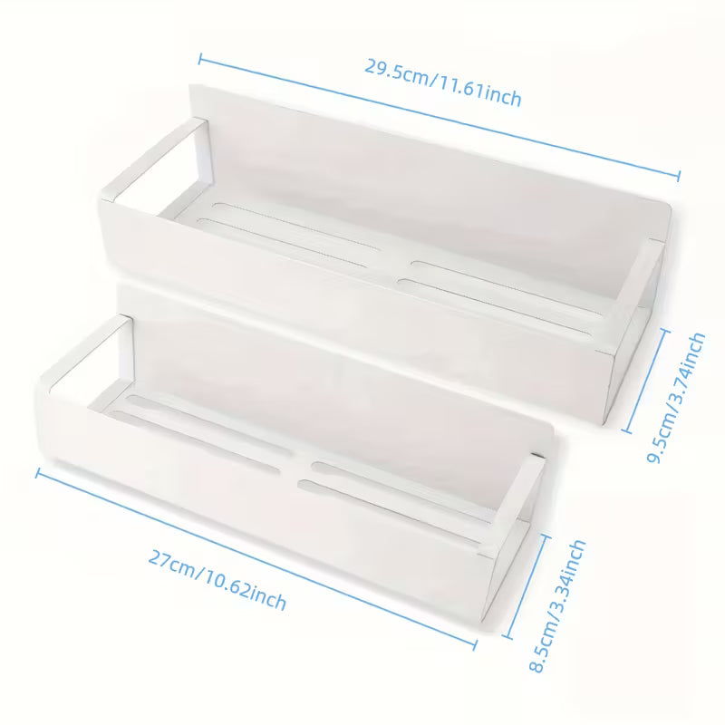 Magnetic Holder | No-Drill Side Shelf | Compact Space Organizer | MagniShelf