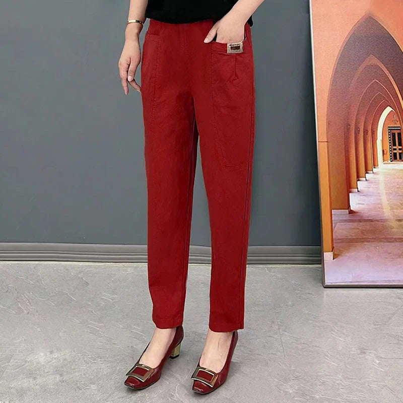VertaEase™ Cotton Pants — Experience All-Day Freedom Wrapped in Cloud-Like Softness