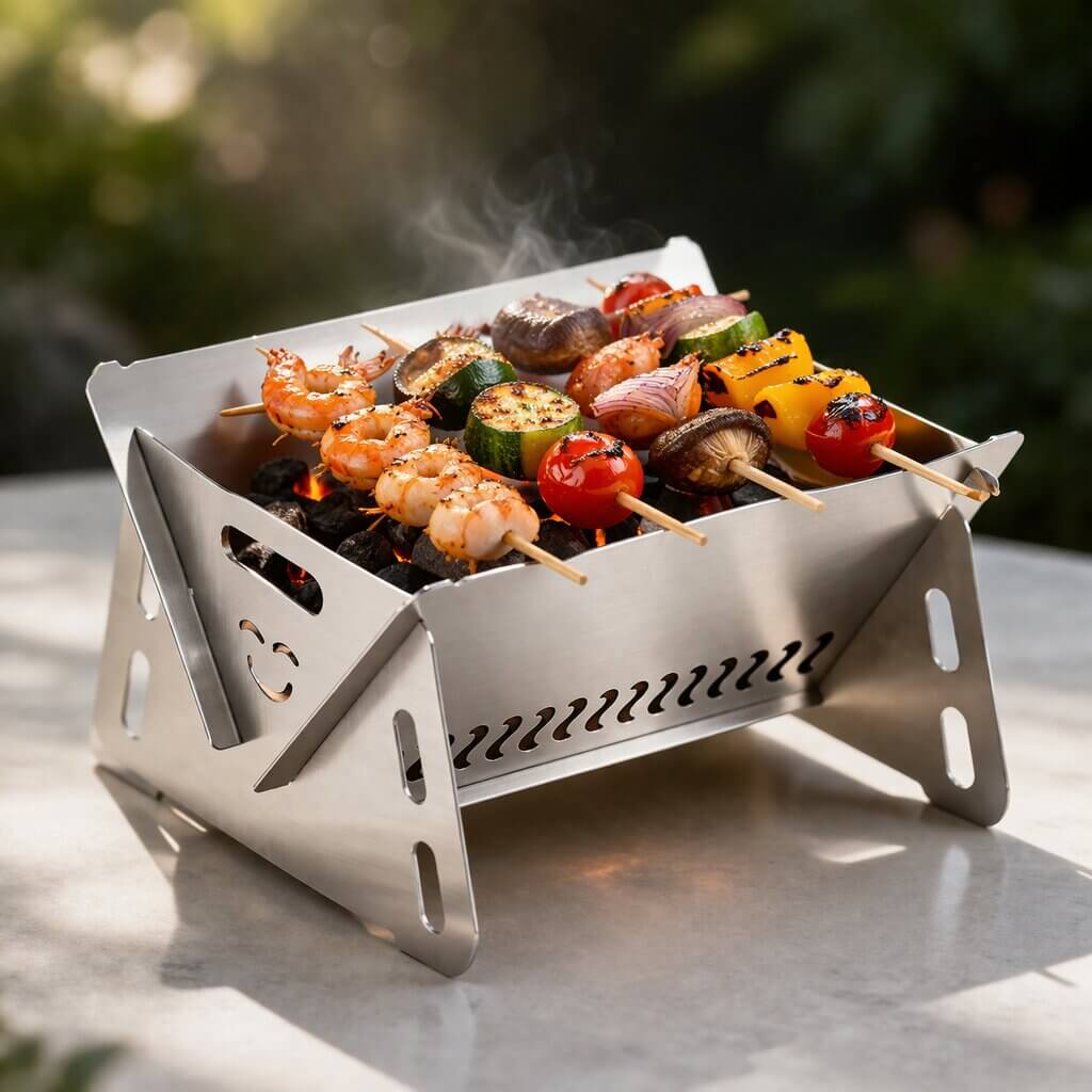 Charcoal Grill | Fast Setup | Sturdy Build | OutdoorFlamme