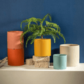 Flower Pot | Matte Finish | Includes Drainage Hole and Saucer | Nordic Pot