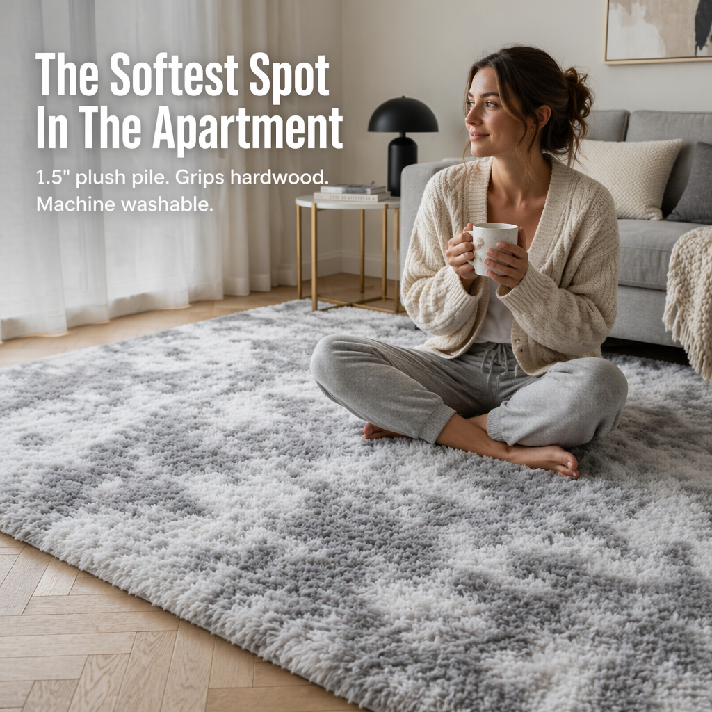 VelaraNest™ — Drift Into Cloudy Plush That Clings to Hardwood and Washes Easily