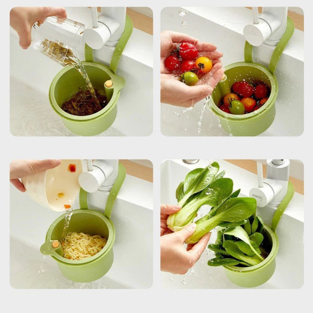 Sink Drying Basket | Organizer for Drain | Odorless & Clean | FlowEase