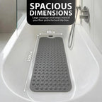 Non-Slip Shower Mat | Gripped Texture | Quick Water Flow | SafeStep