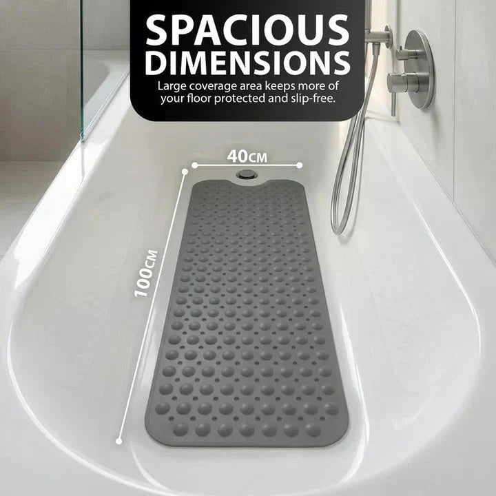 Non-Slip Shower Mat | Gripped Texture | Quick Water Flow | SafeStep