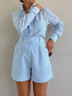 ZephyraFlow™ Linen Set — Breeze Through Summer in Effortless Cool Confidence