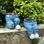 Creative Flower Pot | Denim Style | Weather-Resistant | Potpants