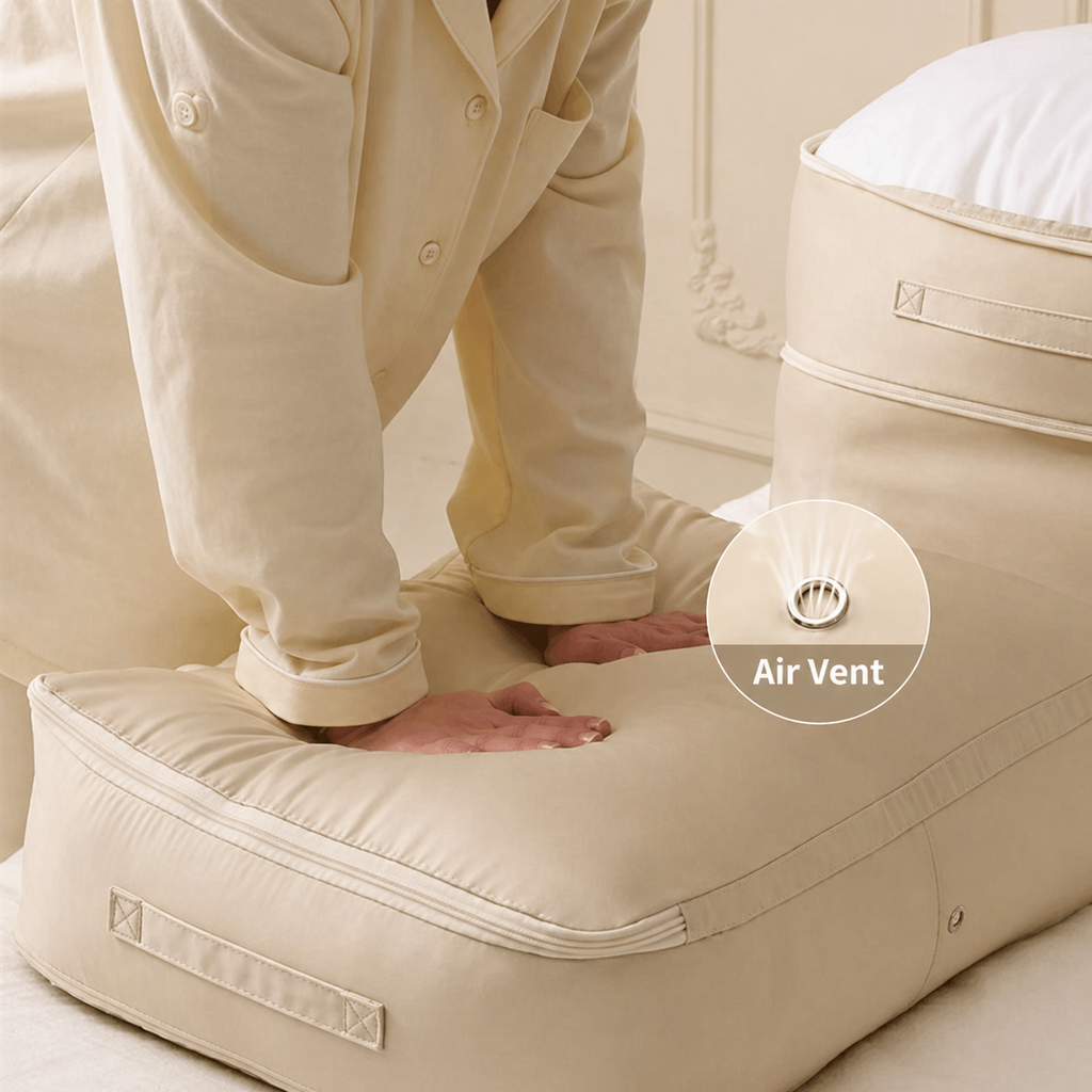 Storage Bag | Vacuum-Free Space Saver | Compressible, Water-Resistant | BeddingBag