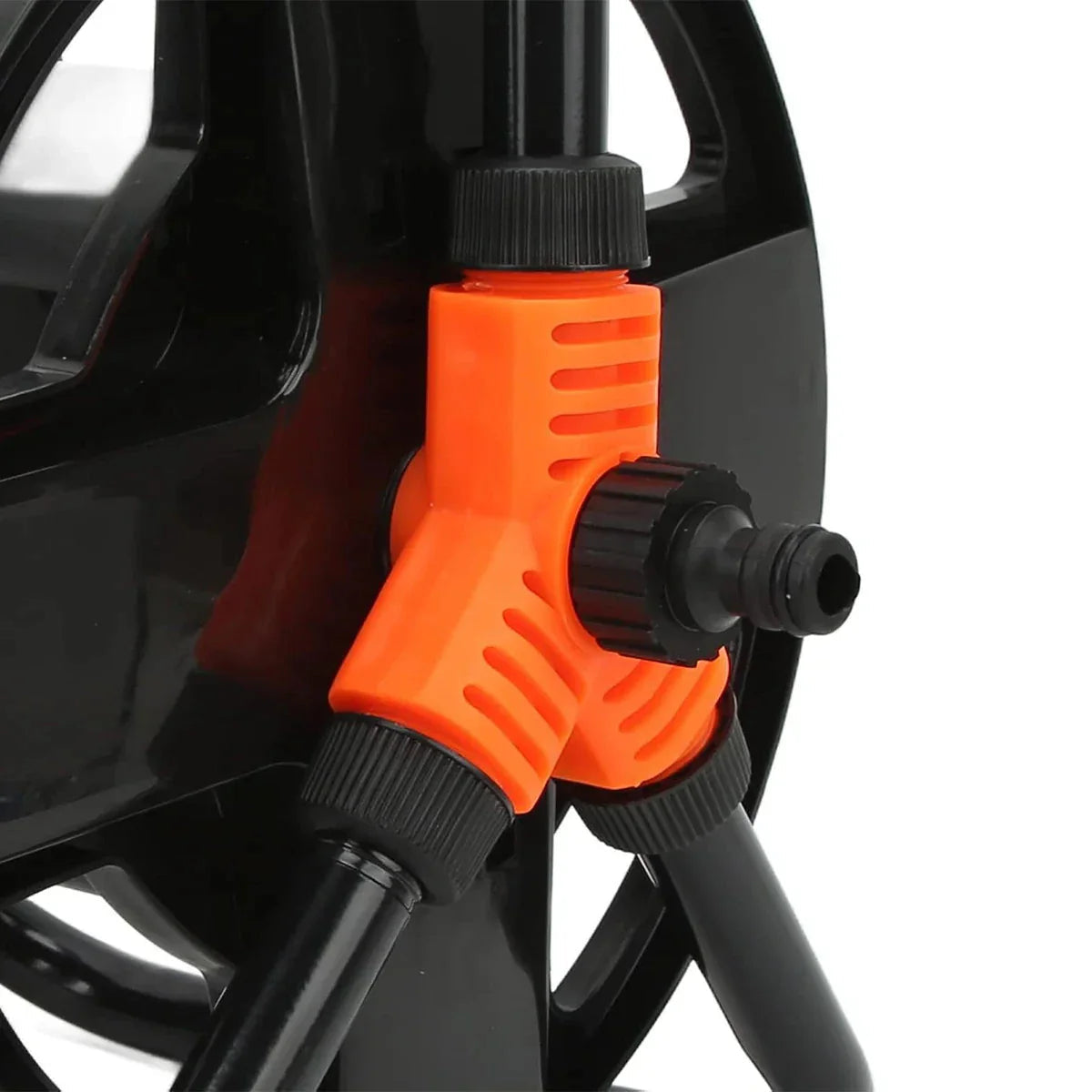 Portable Garden Hose Reel | Freestanding | Smooth Hose Control | FlowCrank