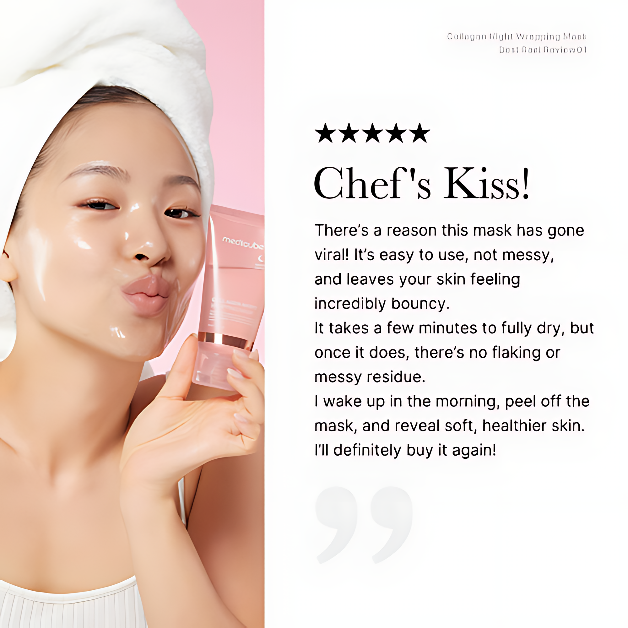 Dermaluxe™ Collagen Night Wrap — Wake Up to Firm, Radiant Skin That Turns Heads