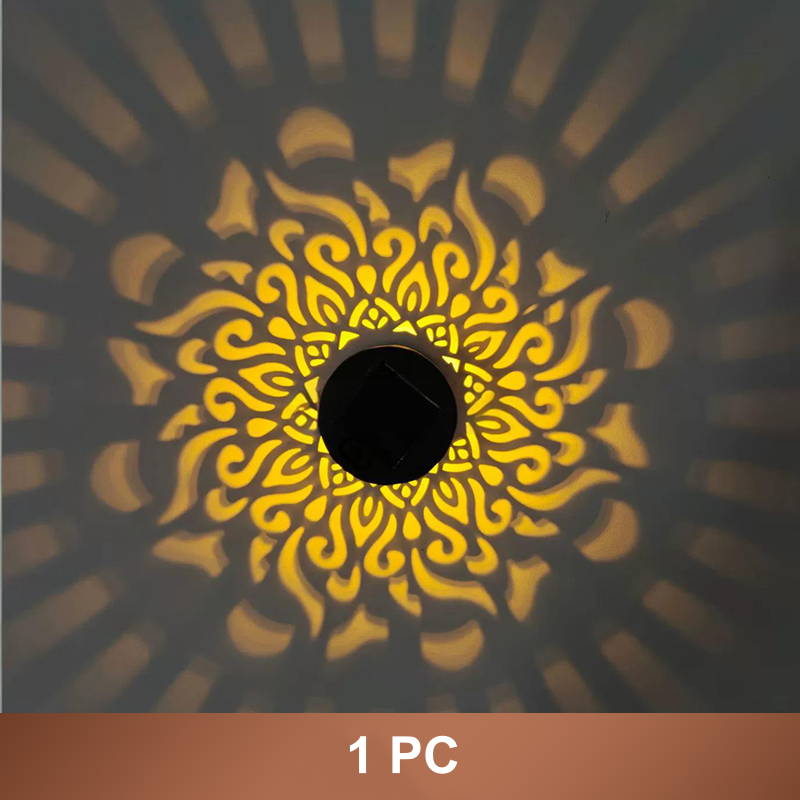 LumnaAura™ Solar Mandala Projector — Transform Your Nights into a Magical, Effortless Outdoor Escape