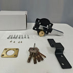Gate Lock with Key | Corrosion-Resistant | Spring Bolt | GateSecure