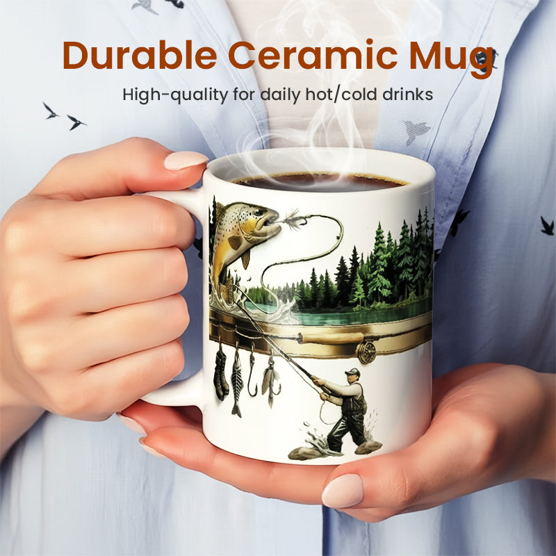 StreamPulse™ Mug — Ignite Every Morning with Unstoppable Fishing Passion