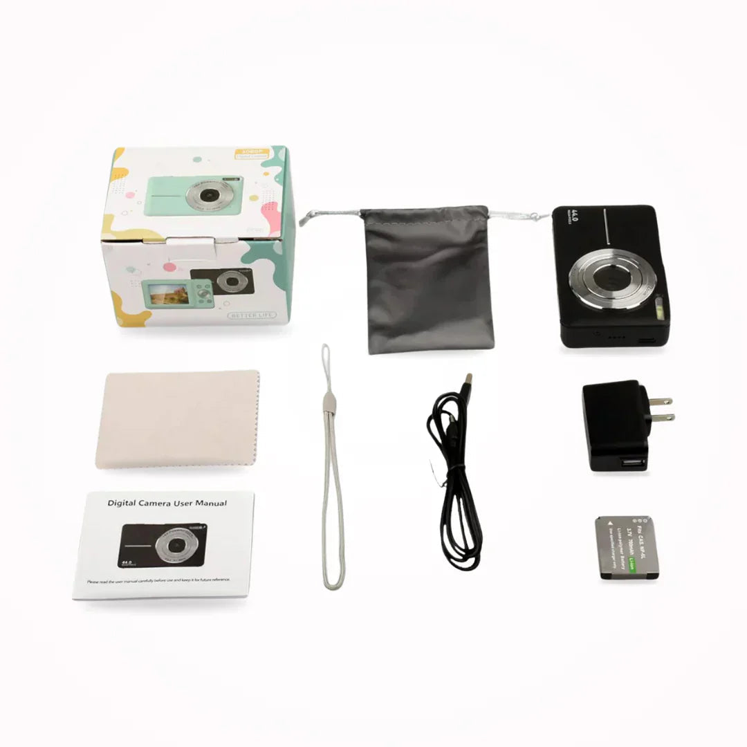 Digital Camera Vintage | Capture Retro Moments | One Click Use | RetroClick