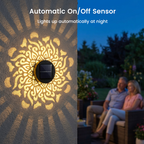 LumnaAura™ Solar Mandala Projector — Transform Your Nights into a Magical, Effortless Outdoor Escape