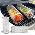 Stainless Steel Grill Basket | Rolling Basket | Ideal for Small Grill Items | GrillRoll