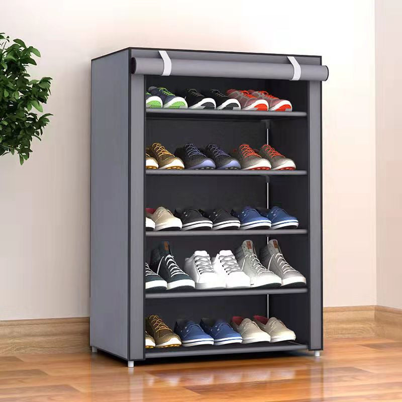 Freestanding Shoe Cabinet | Dustproof Cover | No Tools Needed for Assembly | ShoeGuard
