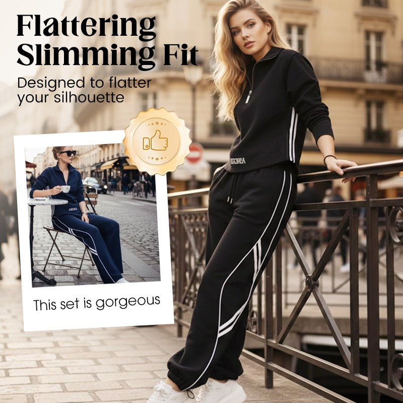 VelloraFlow™ Two-Piece Athleisure Set — Own Effortless All-Day Freedom and Flawless Style