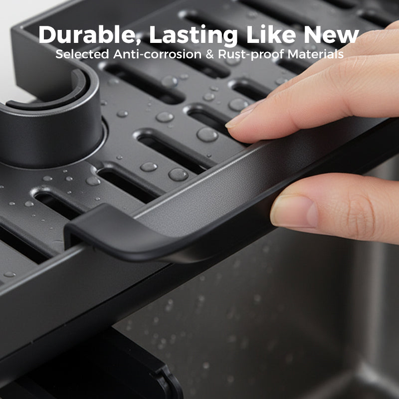 Sink Rack | Speeds Up Sponge and Brush Drying | Clamp Mount | SinkSmart
