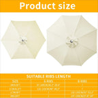 Sunshade Cover | Weatherproof Water-Repellent Shield | Ventilation Opening | TerraShade