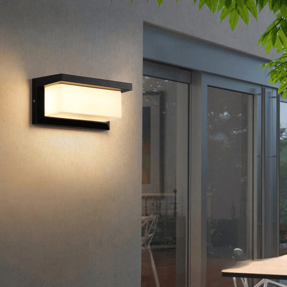 Wall Light | Automatic Activation | Weather-Resistant for Entrances, Terrace, Paths | SensorBeam