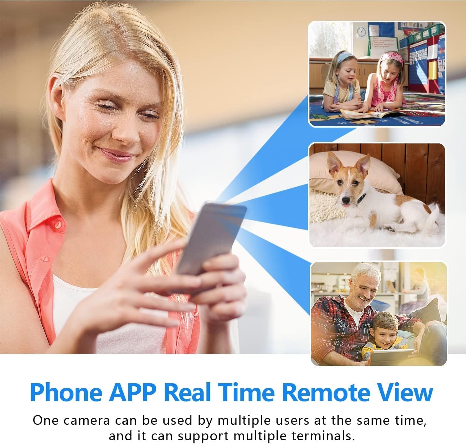 Indoor Camera | Motion Detection & Night Vision | Wi-Fi Connectivity | SecureView