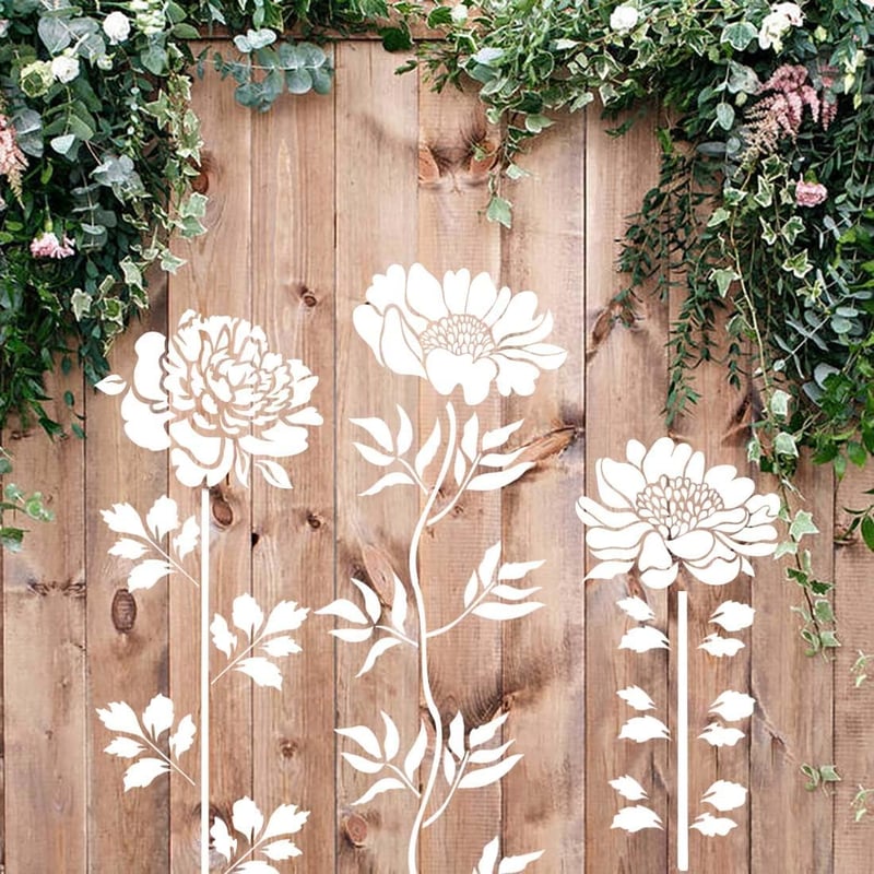 Blooming Flowers Stencil Set | Versatile | Reusable | Petalcraft