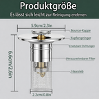 Sink Drain Stopper | Stainless Steel Clog-Resistant Filter | FilterPro