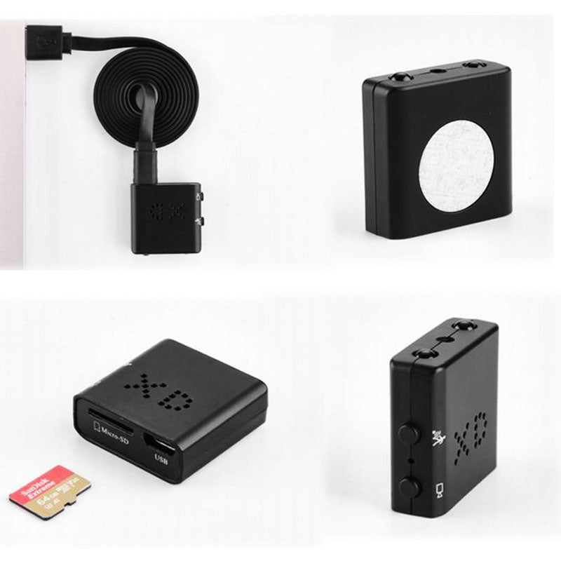 Mini Security Camera 1080P HD | 5 m IR Night Vision | Motion Sensor | Spotlight Lens