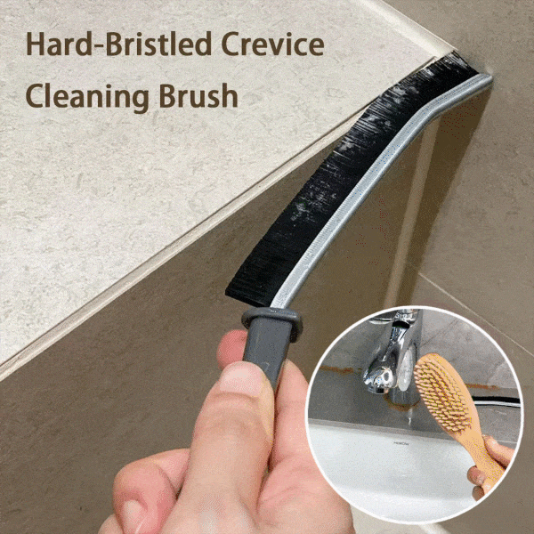 Grout Cleaning Brush with Hard Bristles | Bathroom & Kitchen Tiles | Ergonomic Grip | GroutForce