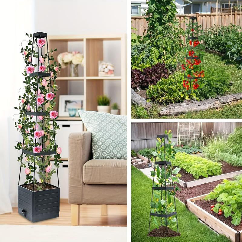 SkyVine™ Tower — Transform Tiny Spaces into Lush, Effortless Vertical Gardens
