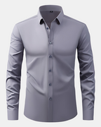StratoFlex™ Shirt — Stay Unstoppable with Wrinkle-Free Power and All-Day Cool Confidence