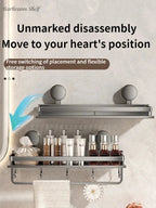 Suction Cup Bathroom Shelf | No Drilling | Drip Catcher | SnapShelv