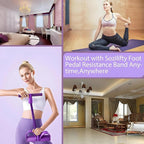 Fitness Resistance Band | Comfortable Handles and Foot Straps | Portable | CoreFlex
