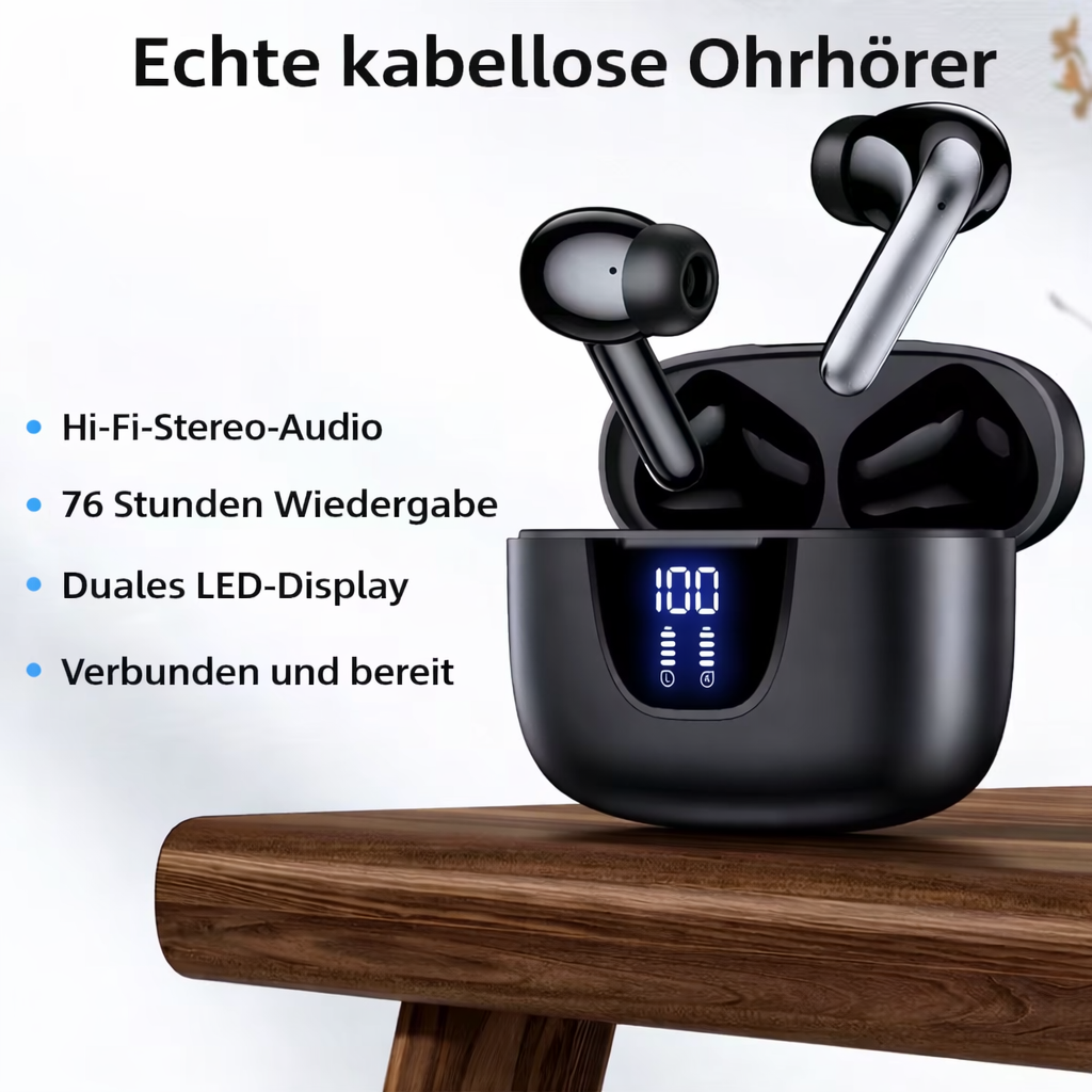 Wireless Earbuds | In-Ear Headphones | Extended Listening Comfort & Crisp Calls | Voltiva