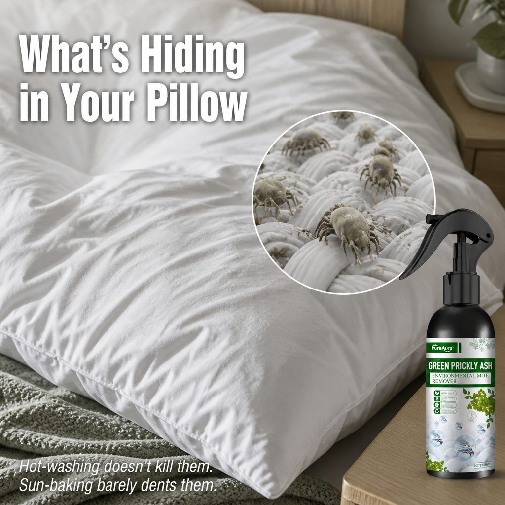 SereniMist™ — Experience Instant, All-Natural Relief from Itchy Dust Mites and Wake Up Comfortably Clean