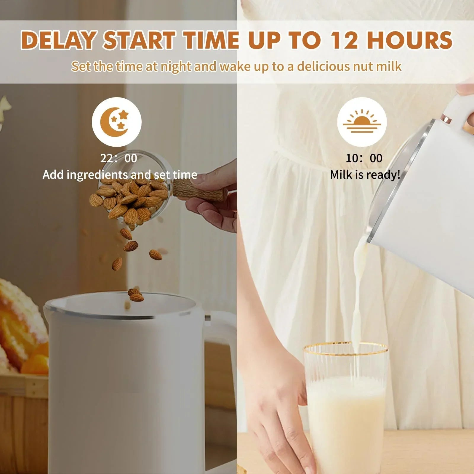 Nut Milk Maker 8-in-1 | Automatic | Multifunctional | NutriPress