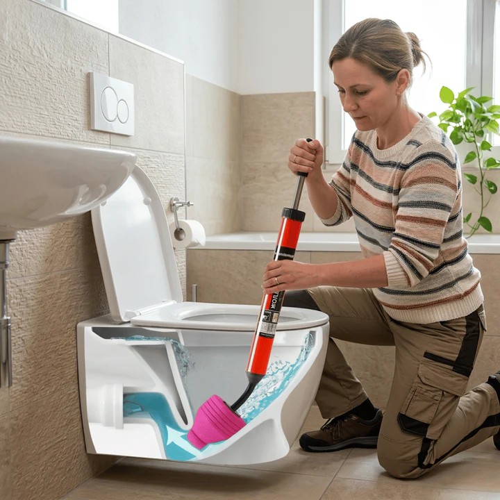 High-Pressure Drain Cleaner | No Chemicals | Bendable Nozzle | DrainForce