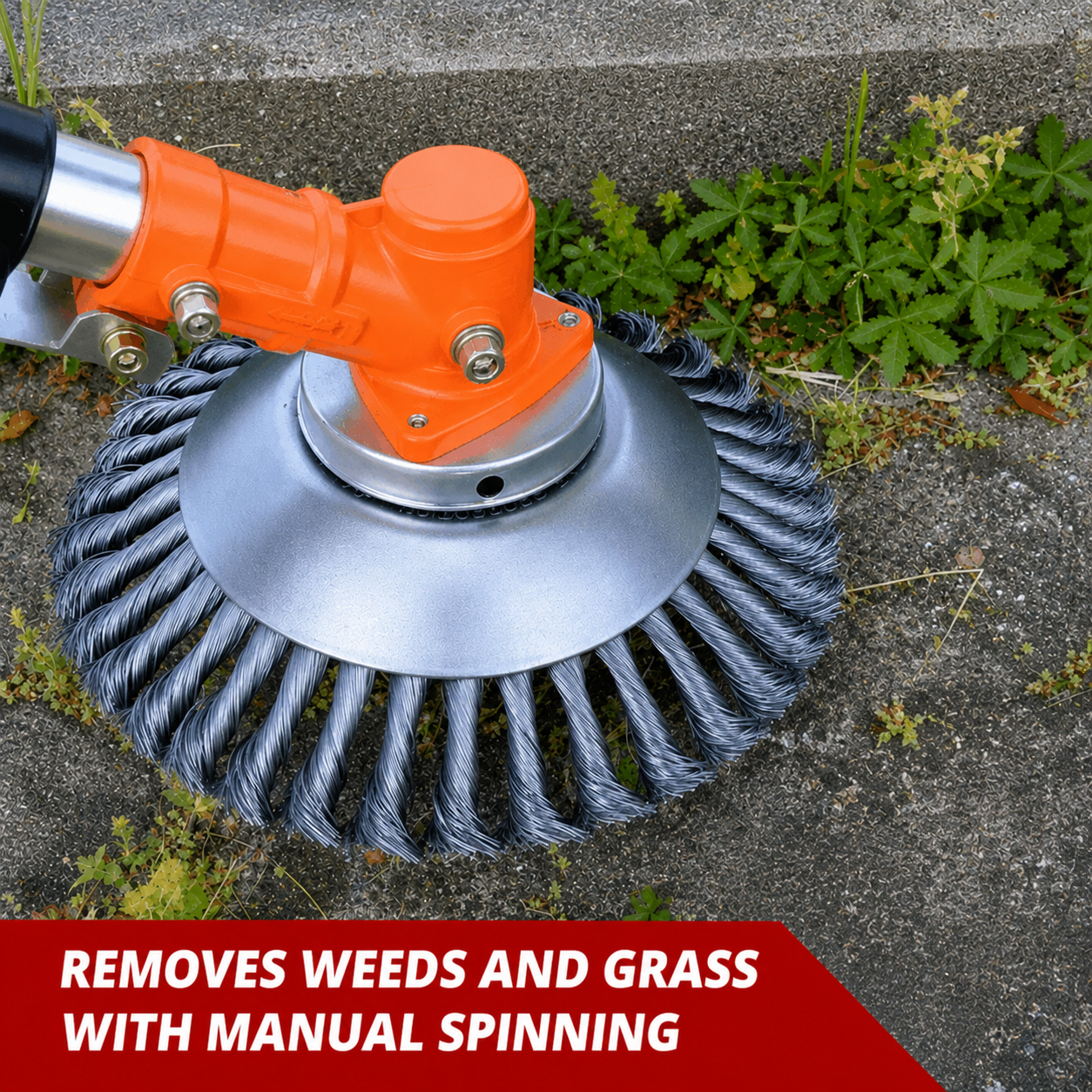 Grass and Weed Cutter | Steel Wire | Universal Trimmer Accessory | SteelCut