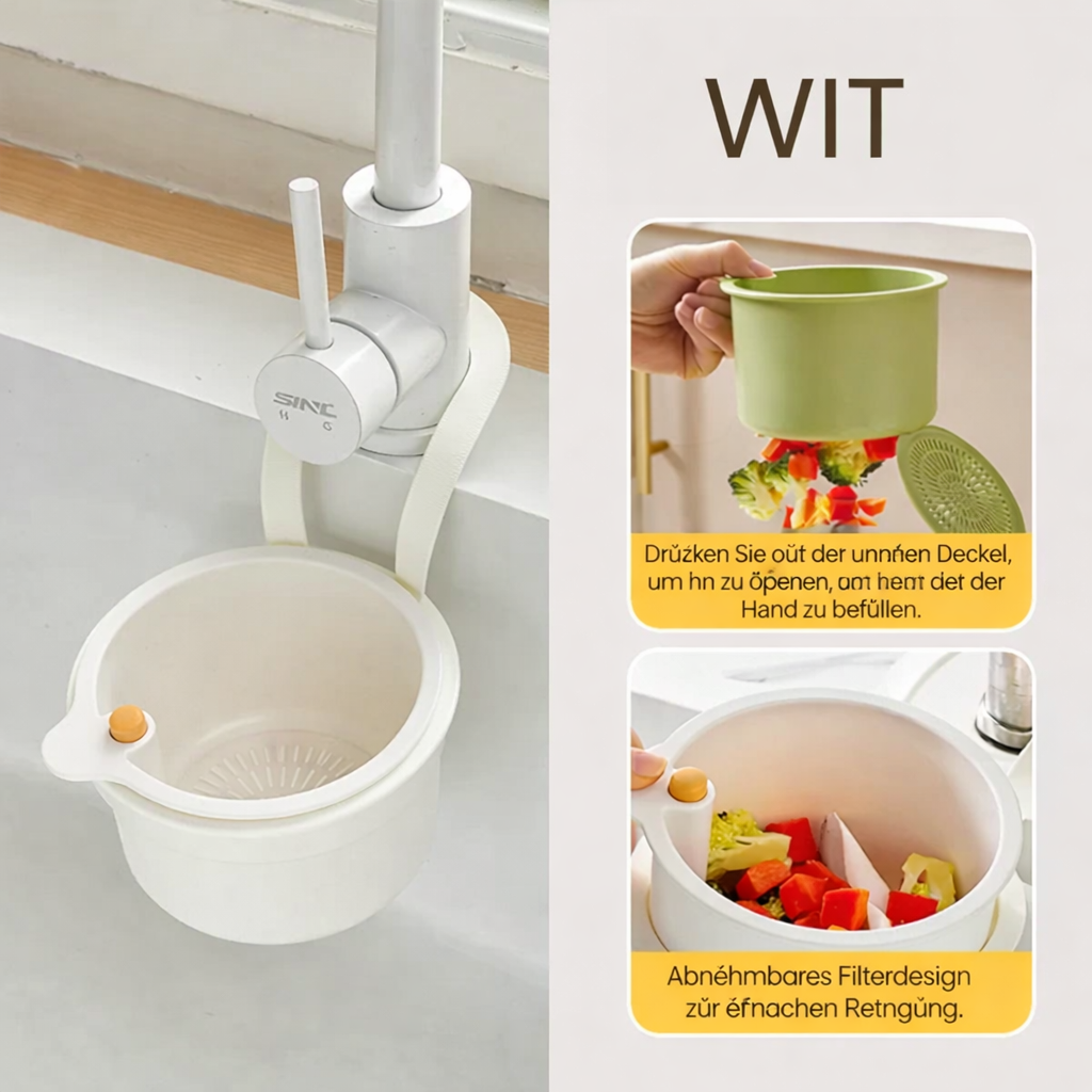 Sink Drying Basket | Organizer for Drain | Odorless & Clean | FlowEase