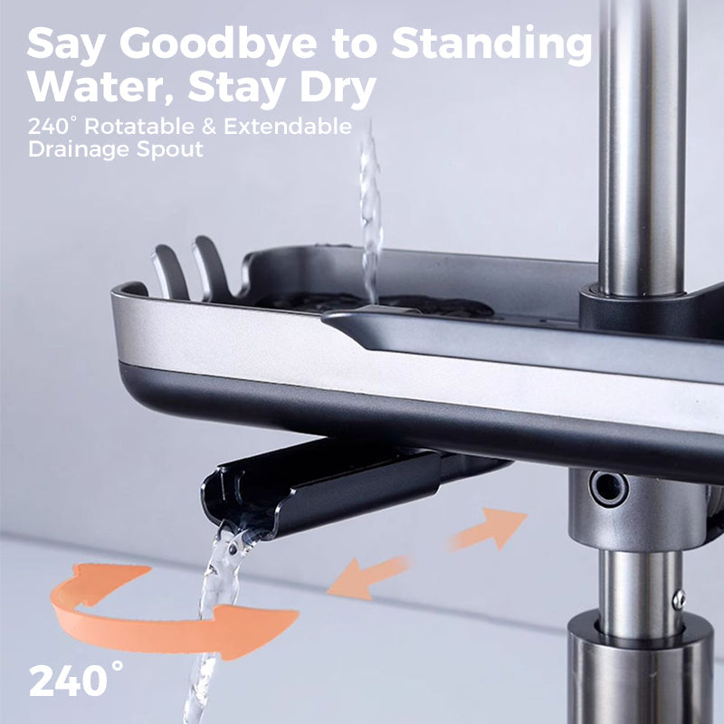 Sink Rack | Speeds Up Sponge and Brush Drying | Clamp Mount | SinkSmart