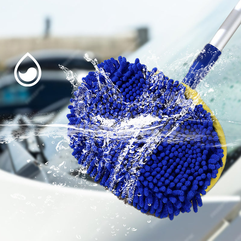 GlimmerDrive™ Mop — Effortless Shine and Zero Strain for Every Inch of Your Ride