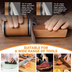 Knife Sharpener | Magnetic Angle Roller Grinder | Diamond & Ceramic | Stonemark