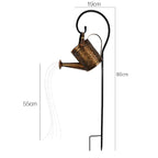 Garden Lamp Solar | Watering Can Shape | Soft Raindrop Light Display | GardenGlow