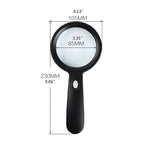 10X LED Hand Magnifier with Lighting | Sharp View | Comfortable Grip | DetailGlow