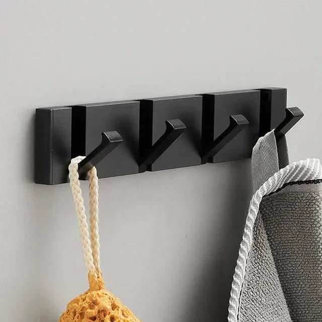 Foldable Wall Hook | Screw Mount or Self-Adhesive | Aerospace Aluminum | Hookwell