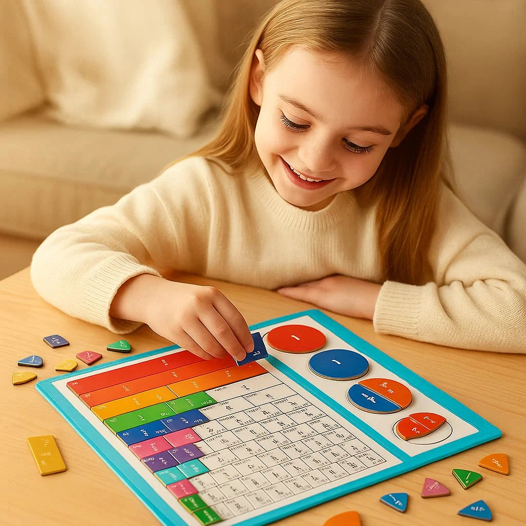 NumeriPlay™ Fraction Magnet Set — Ignite Your Child’s Joyful Journey to Math Mastery