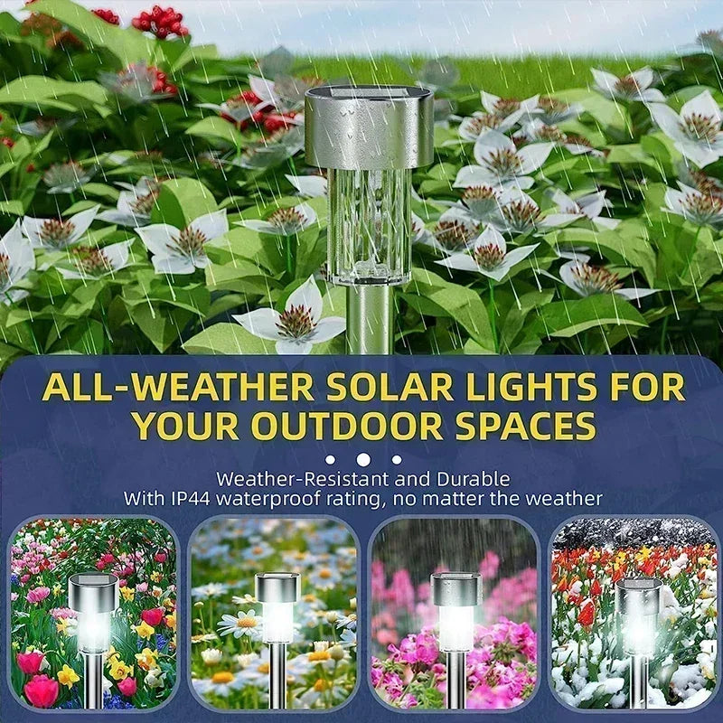 Solar Waterproof LED Pathway Lights (Set of 10/20/30)