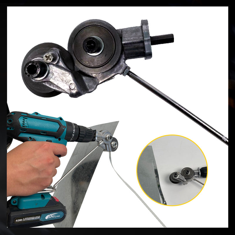 RazorForce™ Drill Plate Cutter — Transform Your Drill, Slice Metal Like a Pro, and Cut Safe Every Time
