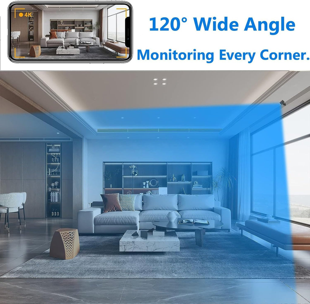 Indoor Camera | Motion Detection & Night Vision | Wi-Fi Connectivity | SecureView