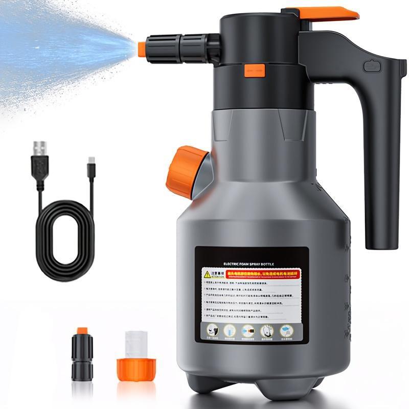 Electric Foam Spray Bottle | Cleaning Foam Adhesive | Adjustable Spray Nozzle | CleanJet